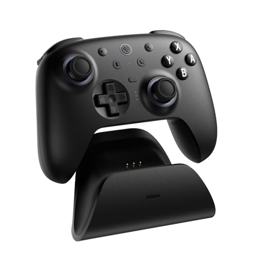 8Bitdo Ultimate 2 Bluetooth Controller for Switch/Switch 2 & Windows PC, Switch Pro Controller with TMR Joysticks, Switchable Hall Effect/Tactile Triggers, Vibration and Motion Control - Black