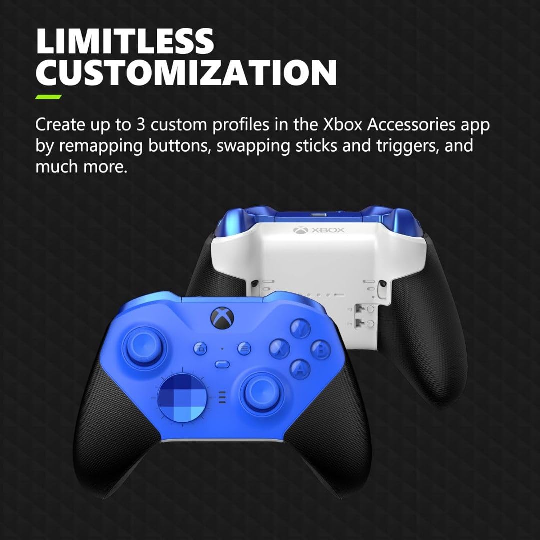 Xbox Series X + Elite Core wireless controller blue