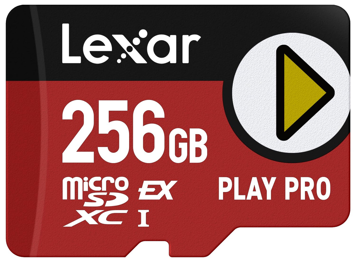 Lexar 256GB Play PRO microSD Express Card, UHS-I, C10, U3, V30, Full HD, 4K, Up to 900/600 MB/s Memory Card, Compatible w/Nintendo Switch 2, ASUS ROG Ally, Steam Deck, Gaming (LMSXPS0256G-BNNNU)