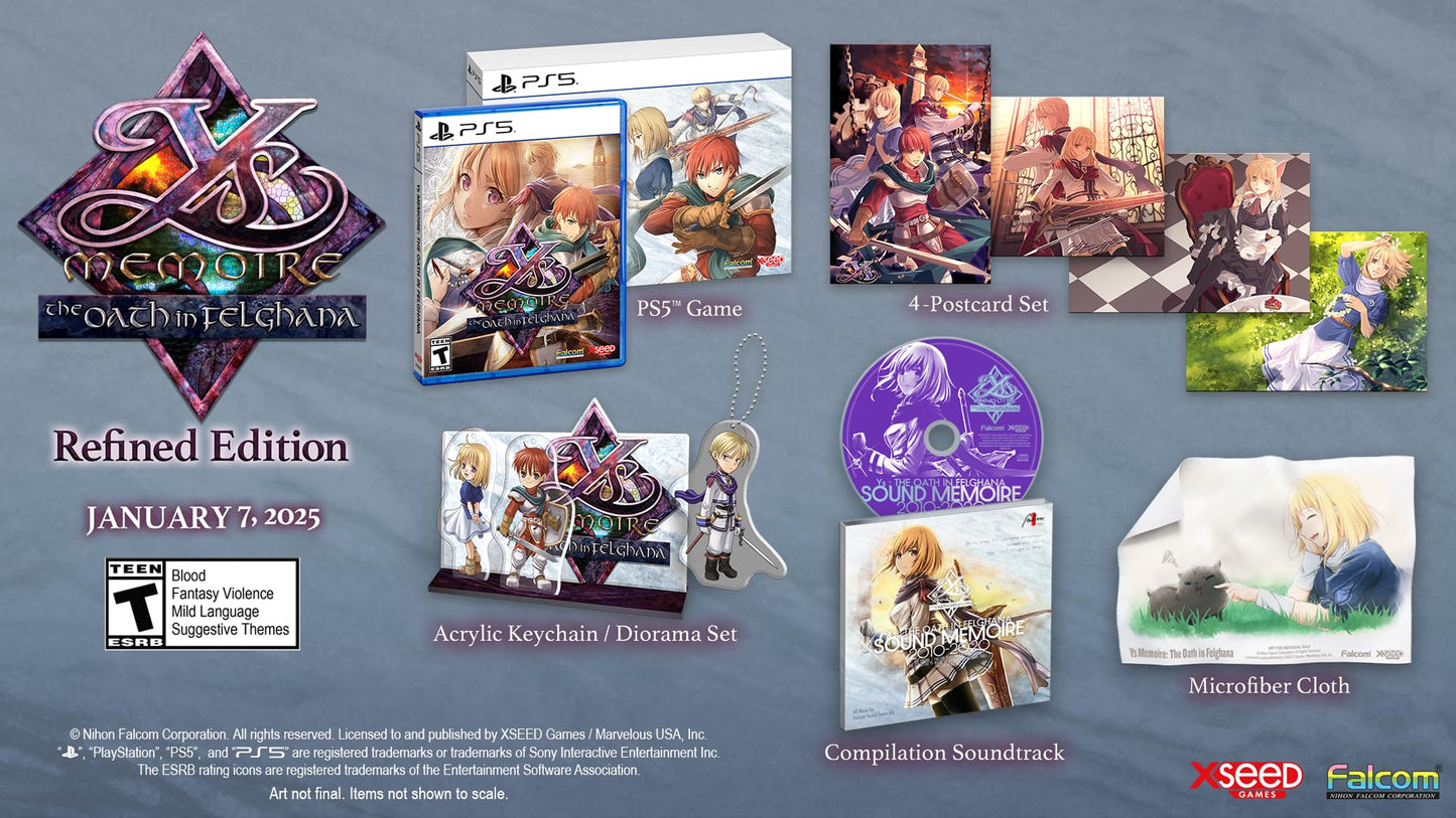 Ys Memoire: The Oath in Felghana - D1 Refined Edition PS5