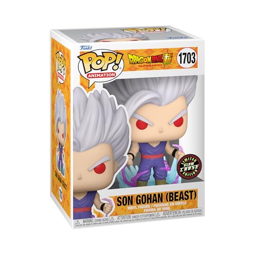 Funko Pop! Animation: Dragon Ball Super: Super Hero - Son Gohan (Beast) with Chase, (Style May Vary)