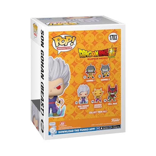 Funko Pop! Animation: Dragon Ball Super: Super Hero - Son Gohan (Beast) with Chase, (Style May Vary)