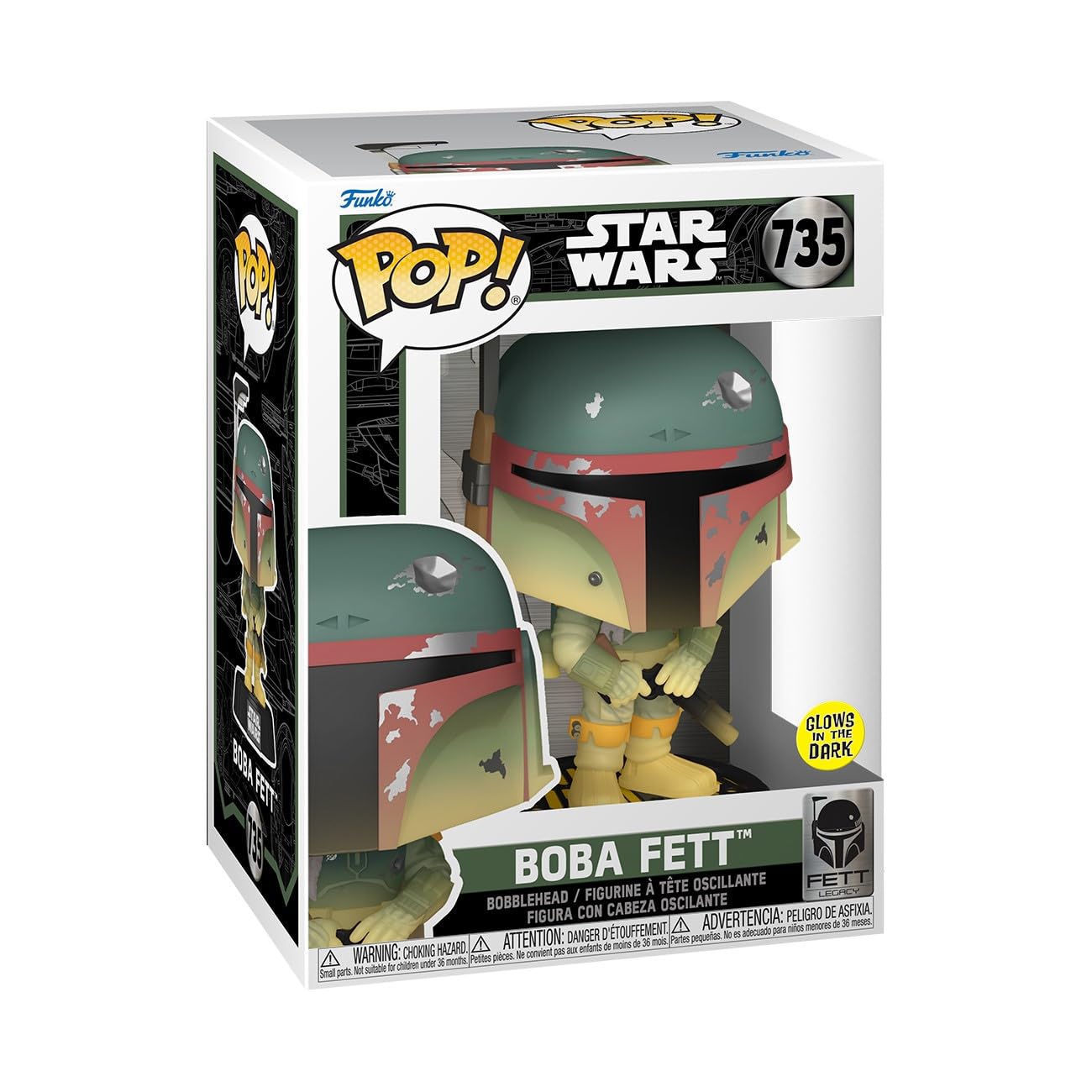 Funko Pop! Star Wars: Boba Fett (Glow in The Dark)