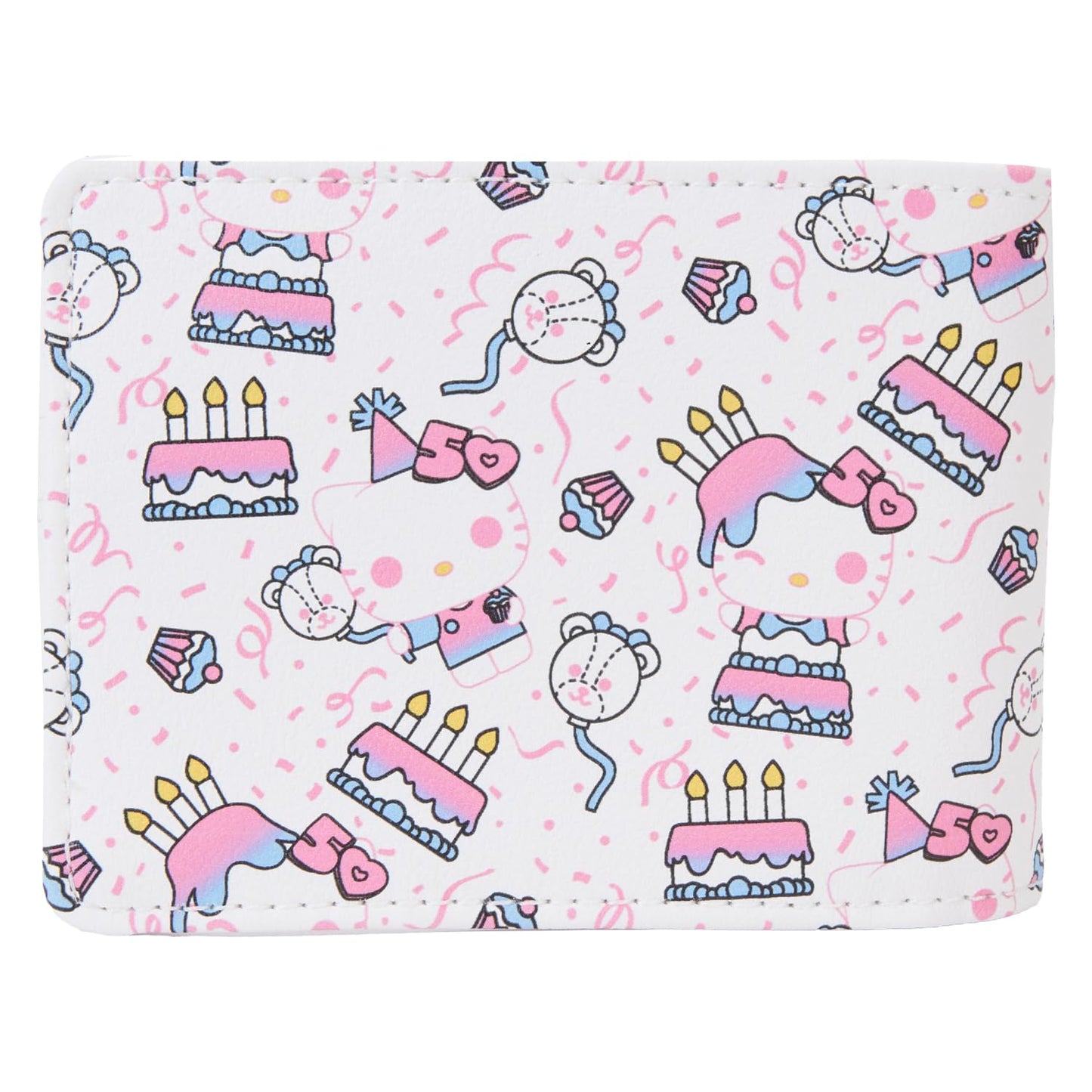 Funko Pop! Sanrio: Hello Kitty 50th Anniversary All Over Print Cake Bi-Fold Wallet