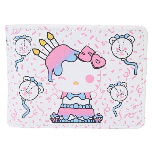 Funko Pop! Sanrio: Hello Kitty 50th Anniversary All Over Print Cake Bi-Fold Wallet