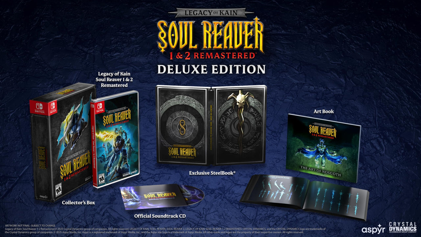 Legacy of Kain™ Soul Reaver 1&2 Remastered Deluxe Edition - Nintendo Switch
