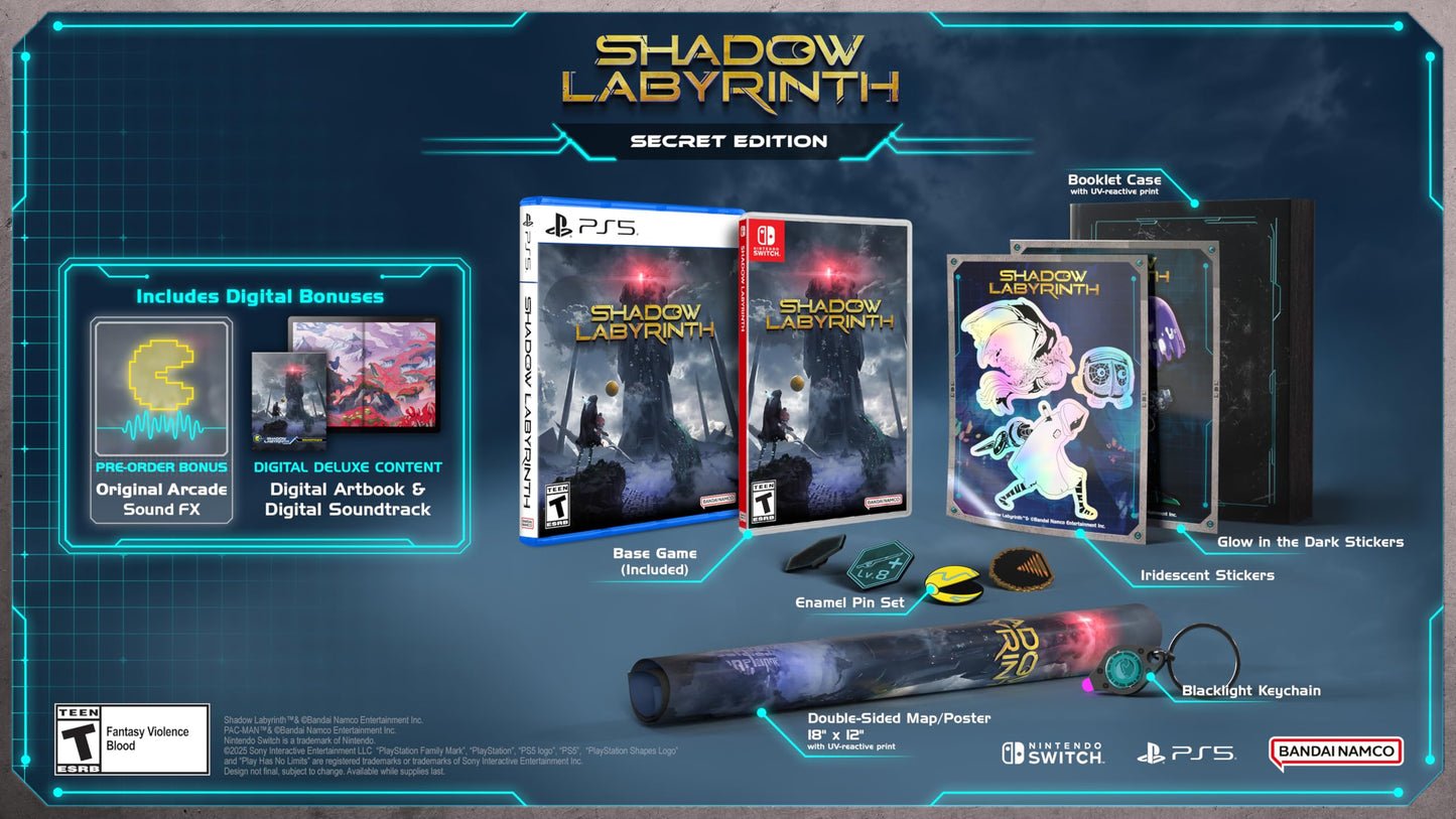 Shadow Labyrinth Nintendo Switch Secret Edition