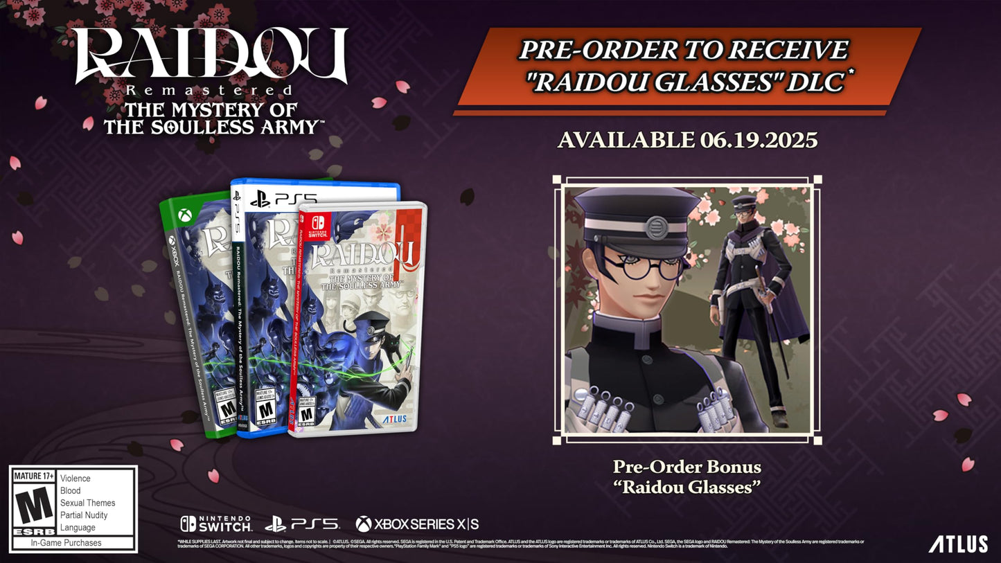 Raidou: Remastered – The Mystery of the Soulless Army Launch Edition - PlayStation 5