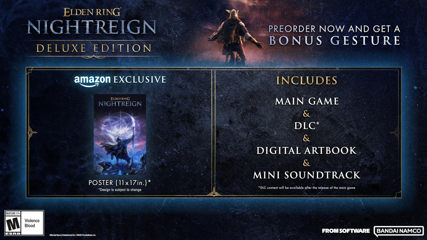 ELDEN RING NIGHTREIGN Xbox Series X Amazon Exclusive Deluxe Edition