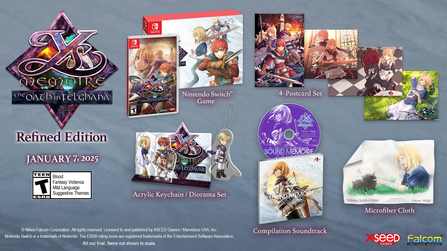 Ys Memoire: The Oath in Felghana - D1 Refined Edition Nintendo Switch