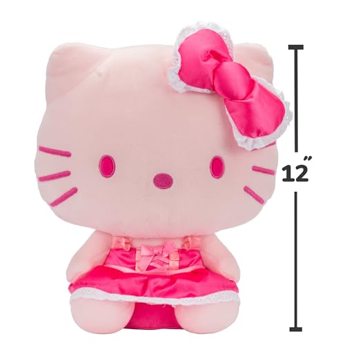 Hello Kitty and Friends Hello Kitty 12” Pink Monochrome Plush