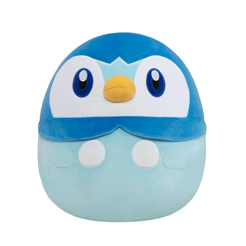 Squishmallows Pokemon 20-Inch Piplup Plush - Add Piplup to Your Squad, Ultrasoft Stuffed Animal Medium Plush, Official Kelly Toy Plush