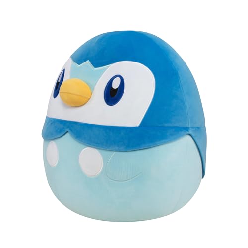 Squishmallows Pokemon 20-Inch Piplup Plush - Add Piplup to Your Squad, Ultrasoft Stuffed Animal Medium Plush, Official Kelly Toy Plush