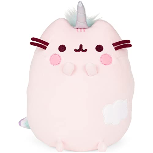 GUND Pusheen Dreamy Pusheenicorn Extra Soft Squisheen Cat Stuffed Animal Plush, Pink, 9.5”