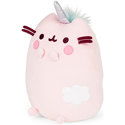 GUND Pusheen Dreamy Pusheenicorn Extra Soft Squisheen Cat Stuffed Animal Plush, Pink, 9.5”