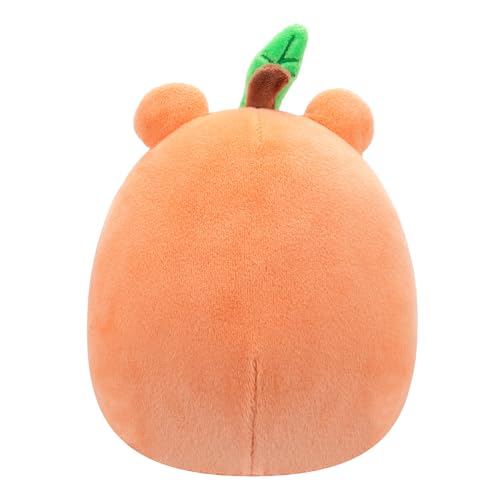 Squishmallows Original 5-Inch Fatima Peach Frog with Fuzzy Belly - Official Jazwares Plush