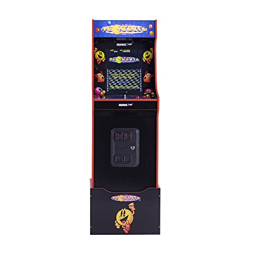 ARCADE1UP Pacmania Bandai Legacy Edition with Riser & Light-up Marquee Arcade Cabinet