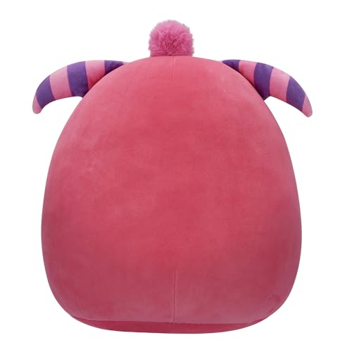 Squishmallows Original 14-Inch Mont Pink Monster with Fuzzy Belly and Heart Cheeks - Official Jazwares Large Plush