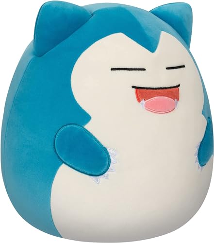 Squishmallows Pokemon 14-Inch Snorlax Plush - Add Snorlax to Your Squad, Ultrasoft Stuffed Animal Large Plush, Official Jazwares Plush