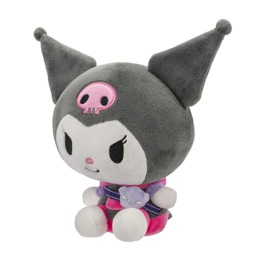 Hello Kitty and Friends, Kuromi Series 1 Plush - Hoodie Fashion and Bestie Accessory - Officially Licensed Sanrio Product from Jazwares