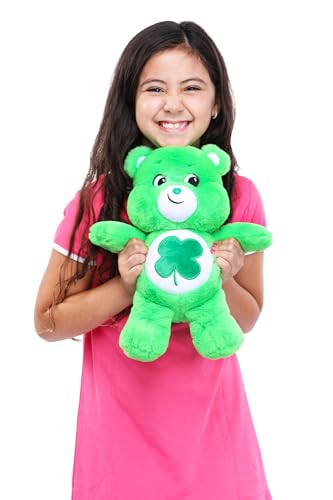 Care Bears Good Luck Bear Stuffed Animal, 14 inches , Green