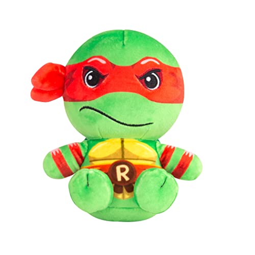 Club Mocchi-Mocchi- Teenage Mutant Ninja Turtles Plush - TMNT Raphael Plushie - Easter Toys and Easter Basket Stuffers - Plush Collectible TMNT Figures - Soft Plush Toys - 6 inch