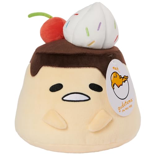 GUND Sanrio Gudetama The Lazy Egg Stuffed Animal, Flan Gudetama Plush Toy for Ages 1 and Up, 9”