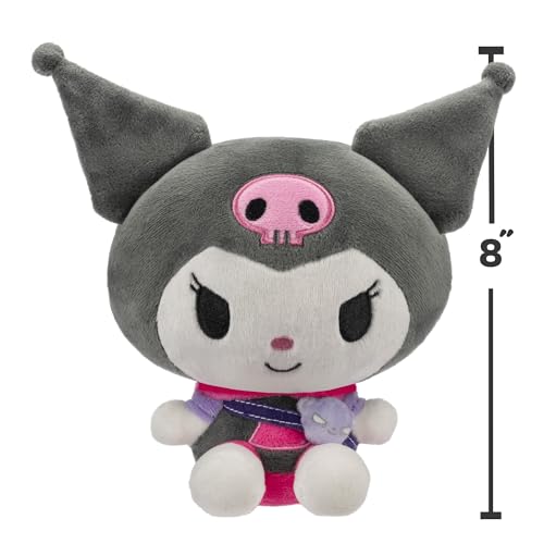 Hello Kitty and Friends, Kuromi Series 1 Plush - Hoodie Fashion and Bestie Accessory - Officially Licensed Sanrio Product from Jazwares