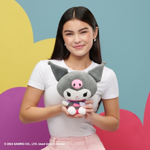 Hello Kitty and Friends, Kuromi Series 1 Plush - Hoodie Fashion and Bestie Accessory - Officially Licensed Sanrio Product from Jazwares