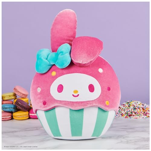 GUND Sanrio Hello Kitty and Friends My Melody Cupcake Plush, Stuffed Animal for Ages 1 and Up, Pink/White, 8”