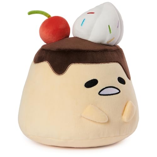 GUND Sanrio Gudetama The Lazy Egg Stuffed Animal, Flan Gudetama Plush Toy for Ages 1 and Up, 9”