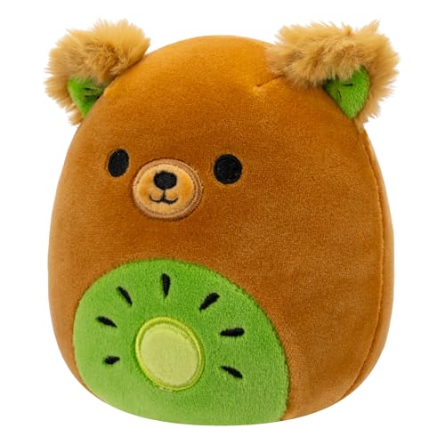 Squishmallows Original 5-Inch Mitchard Kiwi Bear - Official Jazwares Plush