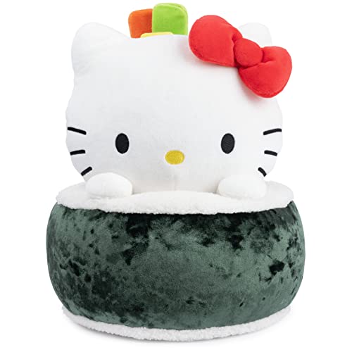 GUND Sanrio Hello Kitty Sushi Plush, Premium Stuffed Animal for Ages 1 and Up, Green/White, 10”