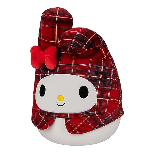 Squishmallows Original Sanrio 14-Inch Red Plaid My Melody Plush - Large Ultrasoft Official Jazwares Plush