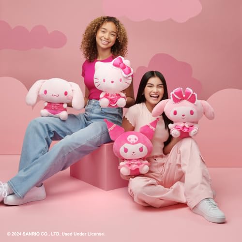 Hello Kitty and Friends Hello Kitty 12” Pink Monochrome Plush