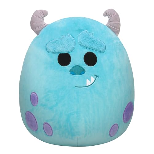 Squishmallows Official Jazwares Plush 14" Sulley - Disney Pixar Ultrasoft Stuffed Animal Plush Toy