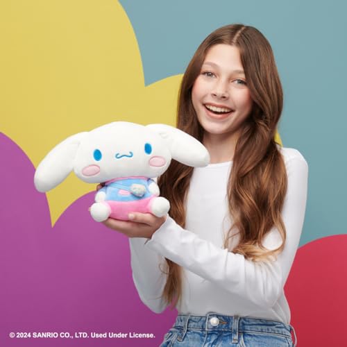 Hello Kitty and Friends, Cinnamoroll Series 1 Plush - Hoodie Fashion and Bestie Accessory - Officially Licensed Sanrio Product from Jazwares