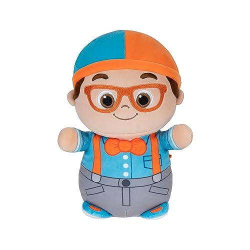 Squishmallows HugMees Original 10-Inch Blippi - Medium-Sized Ultrasoft Official Jazwares Plush