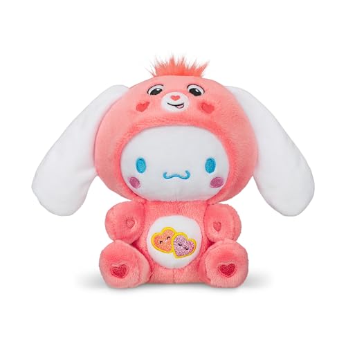 Cinnamoroll Dressed As Love-a-Lot Bear 9" Fun-Size Plush, Pink - Soft, Huggable Bestie!, – Good for Girls and Boys, Employees, Collectors, Ages 4+