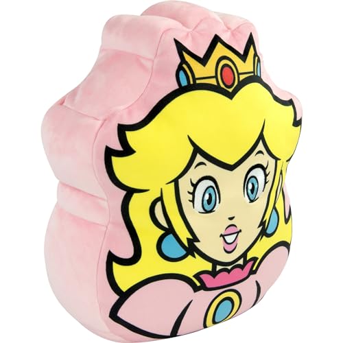 Club Mocchi Mocchi- Super Mario Plush - Princess Peach Plushie - Squishy Mario Toys - Plush Collectible Mario Figures - Soft Princess Peach Toys and Kids Easter Gifts - 15 inch