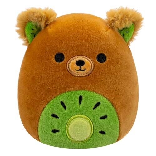 Squishmallows Original 5-Inch Mitchard Kiwi Bear - Official Jazwares Plush