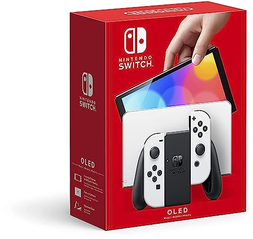 Nintendo Switch – OLED Model w/ White Joy-Con