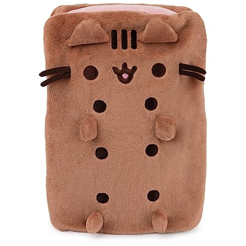 GUND Pusheen Neapolitan Ice Cream Sandwich Pusheen Plush, Stuffed Animal for Ages 8 and Up, Brown, 9.5”