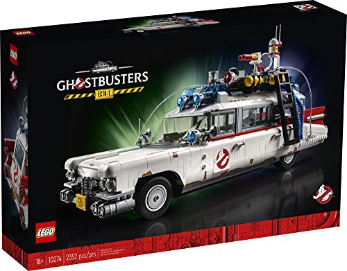 LEGO Icons Ghostbusters ECTO-1 10274 Car Kit, Large Set for Adults, Gift Idea for Men, Women, Her, Him, Collectable Model for Display, Nostalgic Home Décor