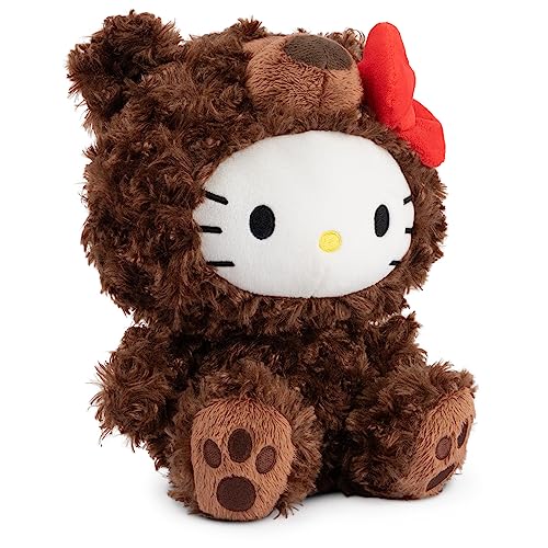 GUND Sanrio Hello Kitty Philbin Teddy Bear Plush Toy, Premium Stuffed Animal for Ages 1 and Up, Brown, 10”