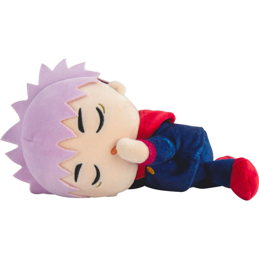 Club Mocchi Mocchi- Suya Suya Sleeping Friend Jujutsu Kaisen Plush - Yuji Itadori Figure Plush - Collectible JJK Figure - Squishy Anime Plushies and Kawaii Toys - 8 Inch