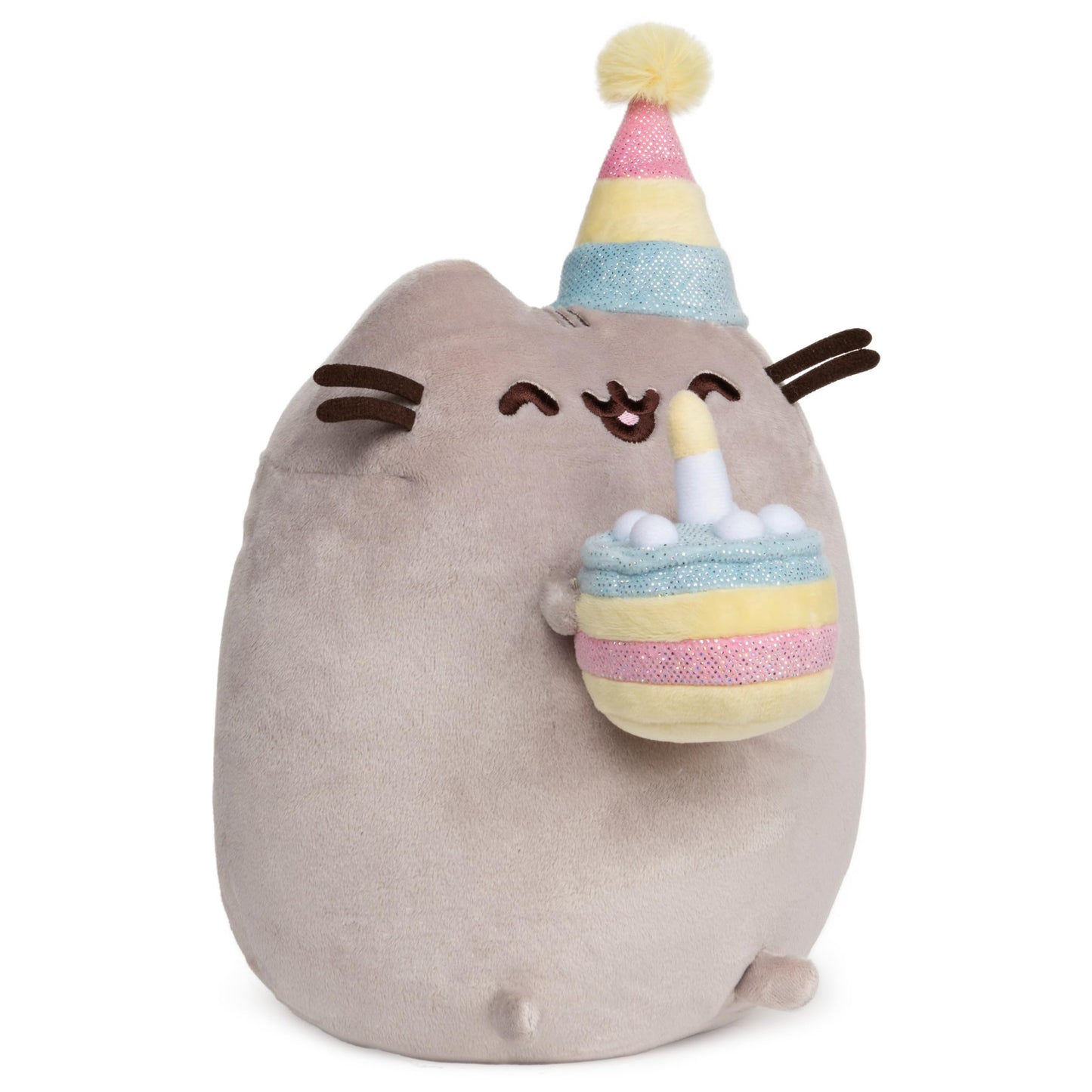 GUND Pusheen Birthday Cake Plush Stuffed Animal Cat, 9.5"