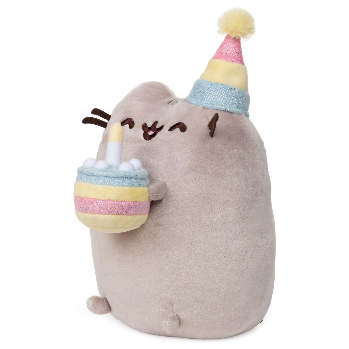 GUND Pusheen Birthday Cake Plush Stuffed Animal Cat, 9.5"