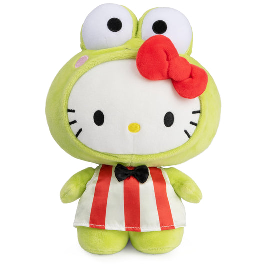 GUND Sanrio Hello Kitty Keroppi Plush Toy, Premium Stuffed Animal for Ages 1 and Up, Green, 9.5"