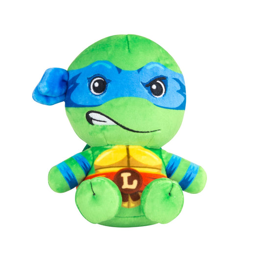 Club Mocchi-Mocchi- Teenage Mutant Ninja Turtles Plush - TMNT Leonardo Plushie - Easter Toys and Easter Basket Stuffers - Plush Collectible TMNT Figures - Soft Plush Toys - 6 inch